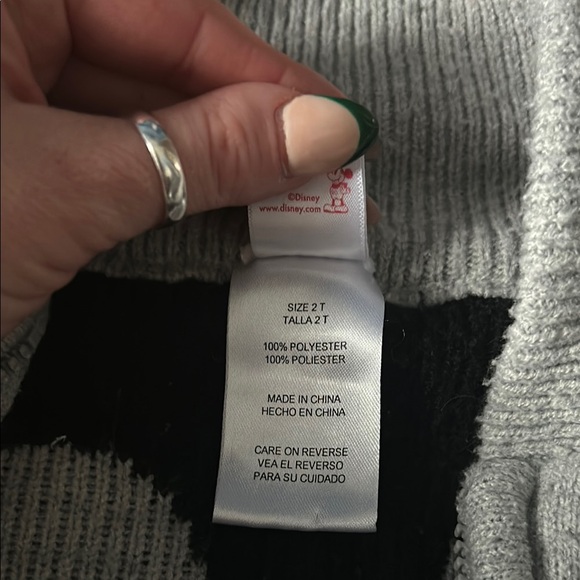 Disney Mickey Mouse Gray Cardigan for Kids - Picture 3 of 4